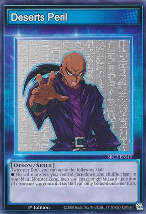 Deserts Peril (SBC2-ENS15) - Speed Duel: Battle City Finals 1st Edition Speed Duel: Battle City Finals Yugioh Single  Squirtle Squad Card Shop.
