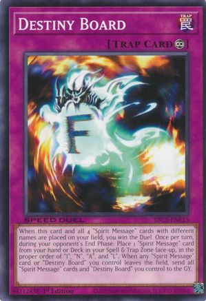 Destiny Board (SBC2-ENE13) - Speed Duel: Battle City Finals 1st Edition Speed Duel: Battle City Finals Yugioh Single  Squirtle Squad Card Shop.
