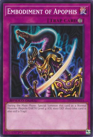 Embodiment of Apophis (SBC2-ENG14) - Speed Duel: Battle City Finals 1st Edition Speed Duel: Battle City Finals Yugioh Single  Squirtle Squad Card Shop.