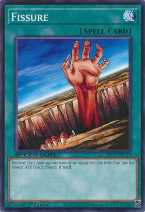 Fissure (SBC2-ENC13) - Speed Duel: Battle City Finals 1st Edition Speed Duel: Battle City Finals Yugioh Single  Squirtle Squad Card Shop.