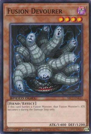 Fusion Devourer (SBC2-ENE11) - Speed Duel: Battle City Finals 1st Edition Speed Duel: Battle City Finals Yugioh Single  Squirtle Squad Card Shop.