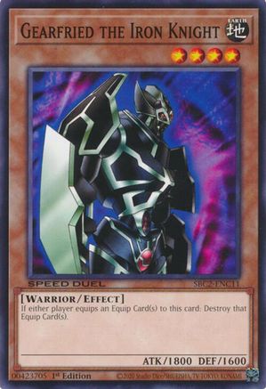 Gearfried the Iron Knight (SBC2-ENC11) - Speed Duel: Battle City Finals 1st Edition Speed Duel: Battle City Finals Yugioh Single  Squirtle Squad Card Shop.