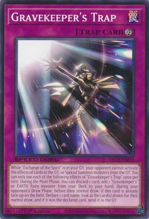 Gravekeeper's Trap (SBC2-ENF18) - Speed Duel: Battle City Finals 1st Edition Speed Duel: Battle City Finals Yugioh Single  Squirtle Squad Card Shop.