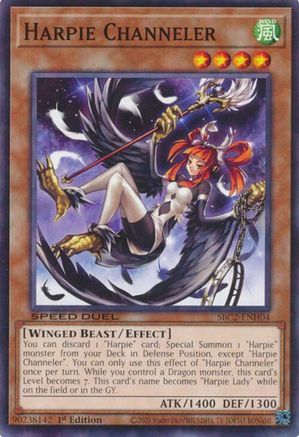 Harpie Channeler (SBC2-ENH04) - Speed Duel: Battle City Finals 1st Edition Speed Duel: Battle City Finals Yugioh Single  Squirtle Squad Card Shop.