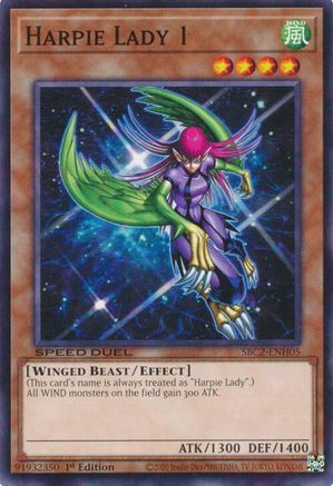 Harpie Lady 1 (SBC2-ENH05) - Speed Duel: Battle City Finals 1st Edition Speed Duel: Battle City Finals Yugioh Single  Squirtle Squad Card Shop.