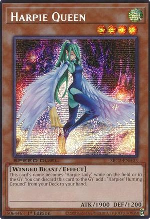 Harpie Queen (PSR) (SBC2-ENH03) - Speed Duel: Battle City Finals 1st Edition Speed Duel: Battle City Finals Yugioh Single  Squirtle Squad Card Shop.