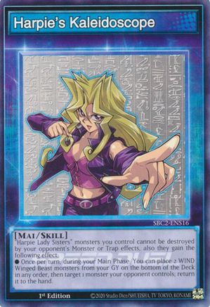 Harpie's Kaleidoscope (SBC2-ENS16) - Speed Duel: Battle City Finals 1st Edition Speed Duel: Battle City Finals Yugioh Single  Squirtle Squad Card Shop.