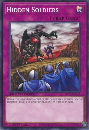 Hidden Soldiers (SBC2-END19) - Speed Duel: Battle City Finals 1st Edition Speed Duel: Battle City Finals Yugioh Single  Squirtle Squad Card Shop.