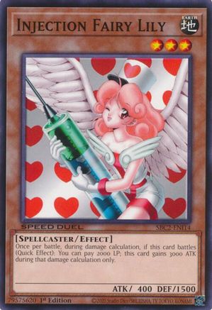 Injection Fairy Lily (SBC2-ENI14) - Speed Duel: Battle City Finals 1st Edition Speed Duel: Battle City Finals Yugioh Single  Squirtle Squad Card Shop.