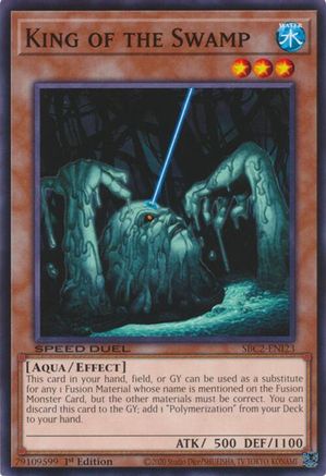 King of the Swamp (SBC2-ENI23) - Speed Duel: Battle City Finals 1st Edition Speed Duel: Battle City Finals Yugioh Single  Squirtle Squad Card Shop.