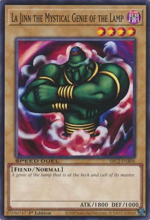 La Jinn the Mystical Genie of the Lamp (SBC2-ENB06) - Speed Duel: Battle City Finals 1st Edition Speed Duel: Battle City Finals Yugioh Single  Squirtle Squad Card Shop.