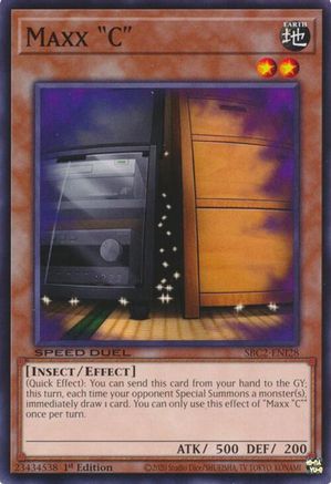 Maxx "C" (SBC2-ENI28) - Speed Duel: Battle City Finals 1st Edition Speed Duel: Battle City Finals Yugioh Single  Squirtle Squad Card Shop.