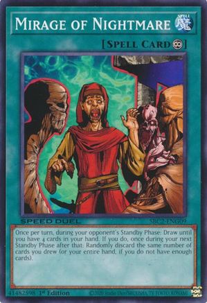 Mirage of Nightmare (SBC2-ENG09) - Speed Duel: Battle City Finals 1st Edition Speed Duel: Battle City Finals Yugioh Single  Squirtle Squad Card Shop.
