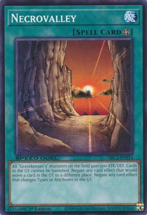 Necrovalley (SBC2-ENF14) - Speed Duel: Battle City Finals 1st Edition Speed Duel: Battle City Finals Yugioh Single  Squirtle Squad Card Shop.