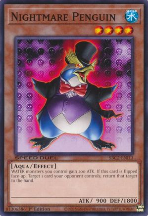 Nightmare Penguin (SBC2-ENI13) - Speed Duel: Battle City Finals 1st Edition Speed Duel: Battle City Finals Yugioh Single  Squirtle Squad Card Shop.