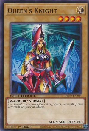Queen's Knight (SBC2-ENA03) - Speed Duel: Battle City Finals 1st Edition Speed Duel: Battle City Finals Yugioh Single  Squirtle Squad Card Shop.