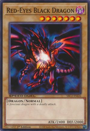 Red-Eyes Black Dragon (SBC2-ENI26) - Speed Duel: Battle City Finals 1st Edition Speed Duel: Battle City Finals Yugioh Single  Squirtle Squad Card Shop.