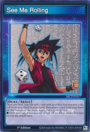 See Me Rolling (SBC2-ENS17) - Speed Duel: Battle City Finals 1st Edition Speed Duel: Battle City Finals Yugioh Single  Squirtle Squad Card Shop.