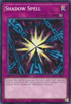 Shadow Spell (SBC2-ENB17) - Speed Duel: Battle City Finals 1st Edition Speed Duel: Battle City Finals Yugioh Single  Squirtle Squad Card Shop.