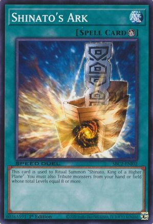 Shinato's Ark (SBC2-ENI02) - Speed Duel: Battle City Finals 1st Edition Speed Duel: Battle City Finals Yugioh Single  Squirtle Squad Card Shop.
