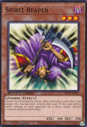 Spirit Reaper (PSR) (SBC2-ENI16) - Speed Duel: Battle City Finals 1st Edition Speed Duel: Battle City Finals Yugioh Single  Squirtle Squad Card Shop.