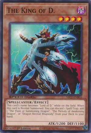 The King of D. (SBC2-ENB03) - Speed Duel: Battle City Finals 1st Edition Speed Duel: Battle City Finals Yugioh Single  Squirtle Squad Card Shop.