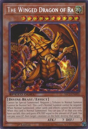 The Winged Dragon of Ra (SBC2-END01) - Speed Duel: Battle City Finals 1st Edition Speed Duel: Battle City Finals Yugioh Single  Squirtle Squad Card Shop.