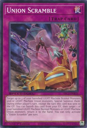 Union Scramble (SBC2-ENB16) - Speed Duel: Battle City Finals 1st Edition Speed Duel: Battle City Finals Yugioh Single  Squirtle Squad Card Shop.