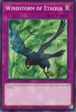 Windstorm of Etaqua (SBC2-ENH21) - Speed Duel: Battle City Finals 1st Edition Speed Duel: Battle City Finals Yugioh Single  Squirtle Squad Card Shop.