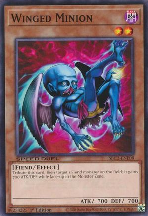 Winged Minion (SBC2-ENE08) - Speed Duel: Battle City Finals 1st Edition Speed Duel: Battle City Finals Yugioh Single  Squirtle Squad Card Shop.