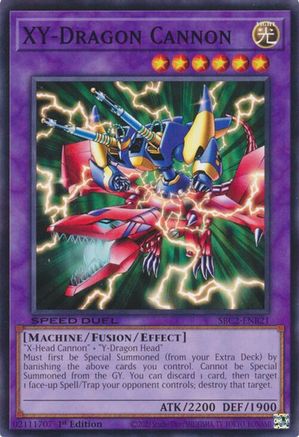 XY-Dragon Cannon (SBC2-ENB21) - Speed Duel: Battle City Finals 1st Edition Speed Duel: Battle City Finals Yugioh Single  Squirtle Squad Card Shop.