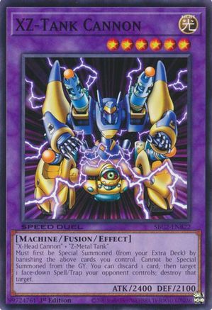 XZ-Tank Cannon (SBC2-ENB22) - Speed Duel: Battle City Finals 1st Edition Speed Duel: Battle City Finals Yugioh Single  Squirtle Squad Card Shop.