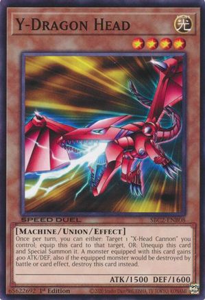 Y-Dragon Head (SBC2-ENB08) - Speed Duel: Battle City Finals 1st Edition Speed Duel: Battle City Finals Yugioh Single  Squirtle Squad Card Shop.