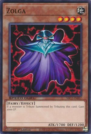 Zolga (SBC2-ENF07) - Speed Duel: Battle City Finals 1st Edition Speed Duel: Battle City Finals Yugioh Single  Squirtle Squad Card Shop.