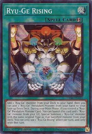 Ryu-Ge Rising (SR) (CRBR-EN035) - Crossover Breakers 1st Edition Crossover Breakers Yugioh Single  Squirtle Squad Card Shop.