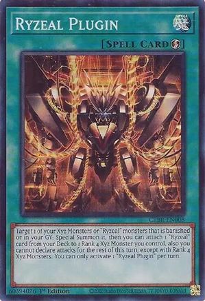 Ryzeal Plugin (SR) (CRBR-EN008) - Crossover Breakers 1st Edition Crossover Breakers Yugioh Single  Squirtle Squad Card Shop.