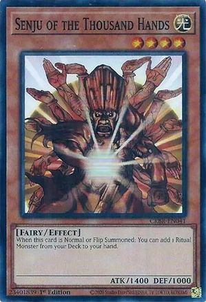 Senju of the Thousand Hands (SR) (CRBR-EN041) - Crossover Breakers 1st Edition Crossover Breakers Yugioh Single  Squirtle Squad Card Shop.