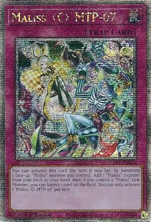 Maliss C MTP-07 (Quarter Century Secret Rare) (CRBR-EN022) - Crossover Breakers 1st Edition Crossover Breakers Yugioh Single  Squirtle Squad Card Shop.