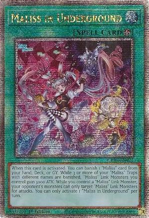 Maliss in Underground (Quarter Century Secret Rare) (CRBR-EN021) - Crossover Breakers 1st Edition Crossover Breakers Yugioh Single  Squirtle Squad Card Shop.