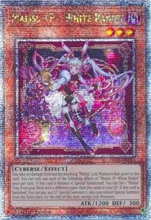 Maliss P White Rabbit (Quarter Century Secret Rare) (CRBR-EN015) - Crossover Breakers 1st Edition Crossover Breakers Yugioh Single  Squirtle Squad Card Shop.