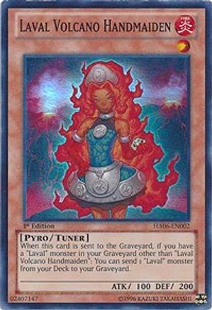 Laval Volcano Handmaiden (HA06-EN002) - Hidden Arsenal 6: Omega Xyz Unlimited Hidden Arsenal 6: Omega Xyz Yugioh Single  Squirtle Squad Card Shop.