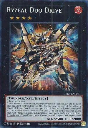 Ryzeal Duo Drive (CR) (CRBR-EN006) - Crossover Breakers 1st Edition Crossover Breakers Yugioh Single  Squirtle Squad Card Shop.
