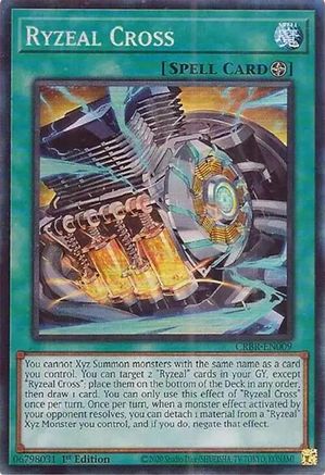 Ryzeal Cross (CR) (CRBR-EN009) - Crossover Breakers 1st Edition Crossover Breakers Yugioh Single  Squirtle Squad Card Shop.