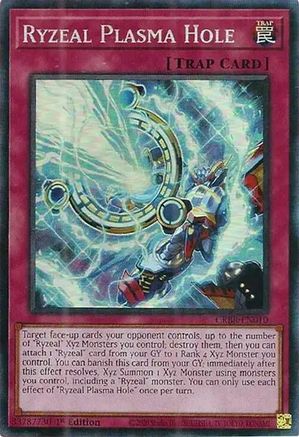 Ryzeal Plasma Hole (CR) (CRBR-EN010) - Crossover Breakers 1st Edition Crossover Breakers Yugioh Single  Squirtle Squad Card Shop.