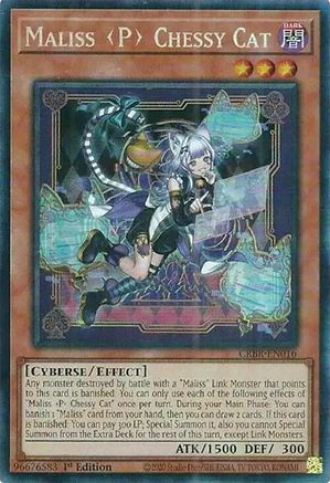 Maliss P Chessy Cat (CR) (CRBR-EN016) - Crossover Breakers 1st Edition Crossover Breakers Yugioh Single  Squirtle Squad Card Shop.