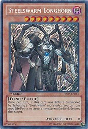 Steelswarm Longhorn (HA06-EN016) - Hidden Arsenal 6: Omega Xyz 1st Edition Hidden Arsenal 6: Omega Xyz Yugioh Single  Squirtle Squad Card Shop.
