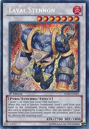 Laval Stennon (HA06-EN021) - Hidden Arsenal 6: Omega Xyz 1st Edition Hidden Arsenal 6: Omega Xyz Yugioh Single  Squirtle Squad Card Shop.