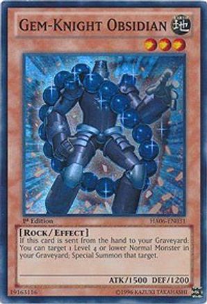Gem-Knight Obsidian (HA06-EN031) - Hidden Arsenal 6: Omega Xyz 1st Edition Hidden Arsenal 6: Omega Xyz Yugioh Single  Squirtle Squad Card Shop.
