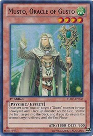 Musto, Oracle of Gusto (HA06-EN045) - Hidden Arsenal 6: Omega Xyz Unlimited Hidden Arsenal 6: Omega Xyz Yugioh Single  Squirtle Squad Card Shop.