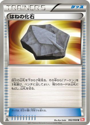 Plume Fossil (062/066) - BW2 Red Collection 1st Edition BW2: Red Collection Pokemon Japanese Single  Squirtle Squad Card Shop.